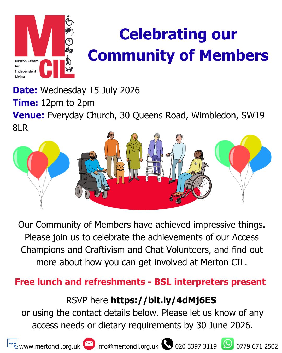 Celebrating Our Community of Members Leaflet