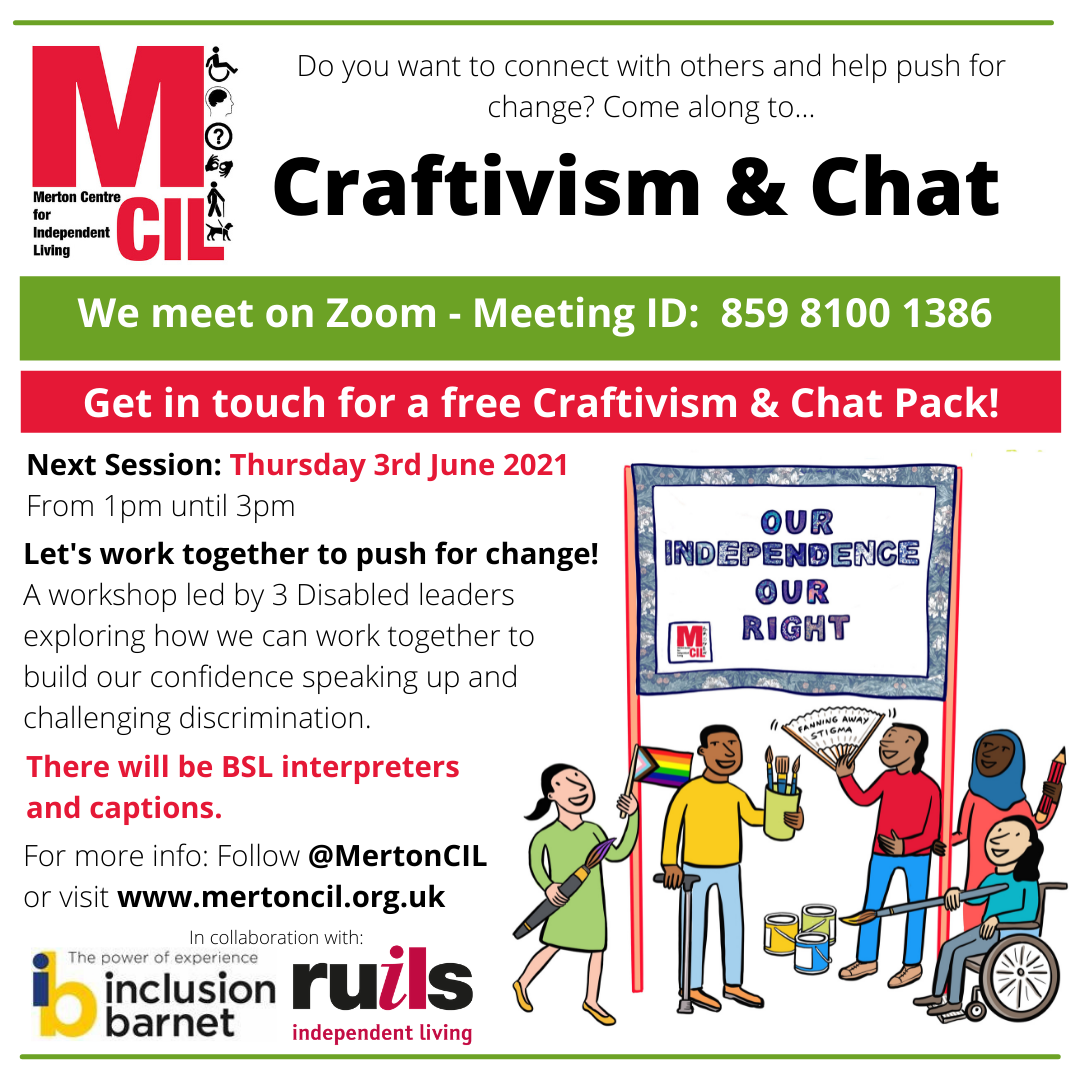 Craftivism June 3rd 