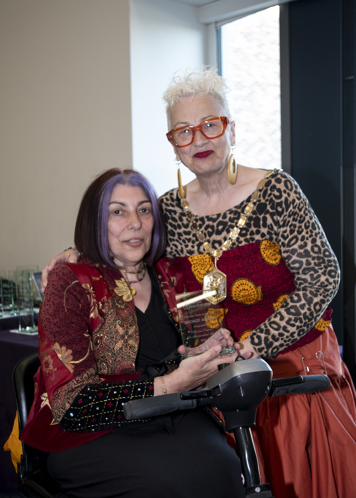 Gina and 2023&#39;s Mayor of Merton at the Merton Civic Pride Awards