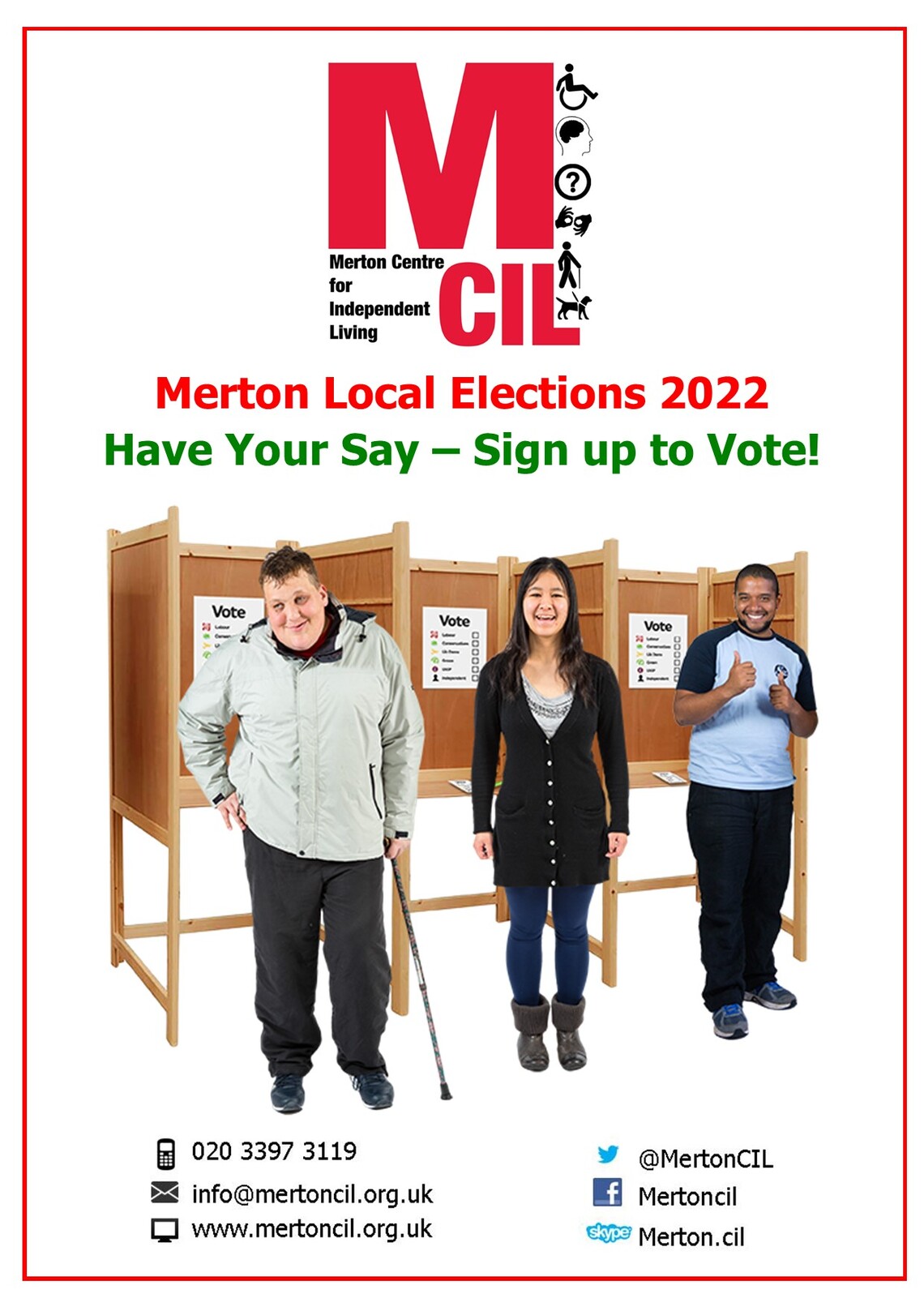 Merton Local Elections 2022 Have Your Say – Sign up to Vote! Information Pack 