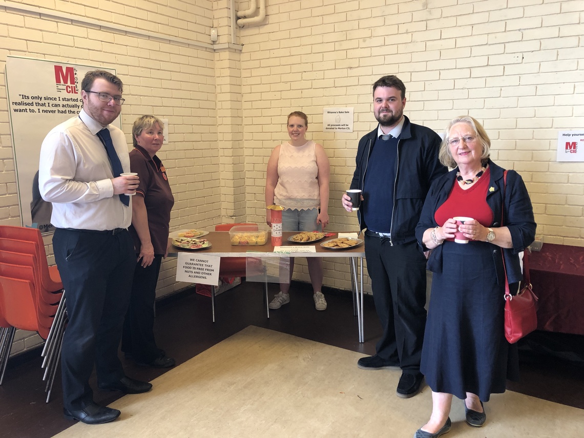 Sainsburys Staff, Volunteer and Alex from WDNMBS