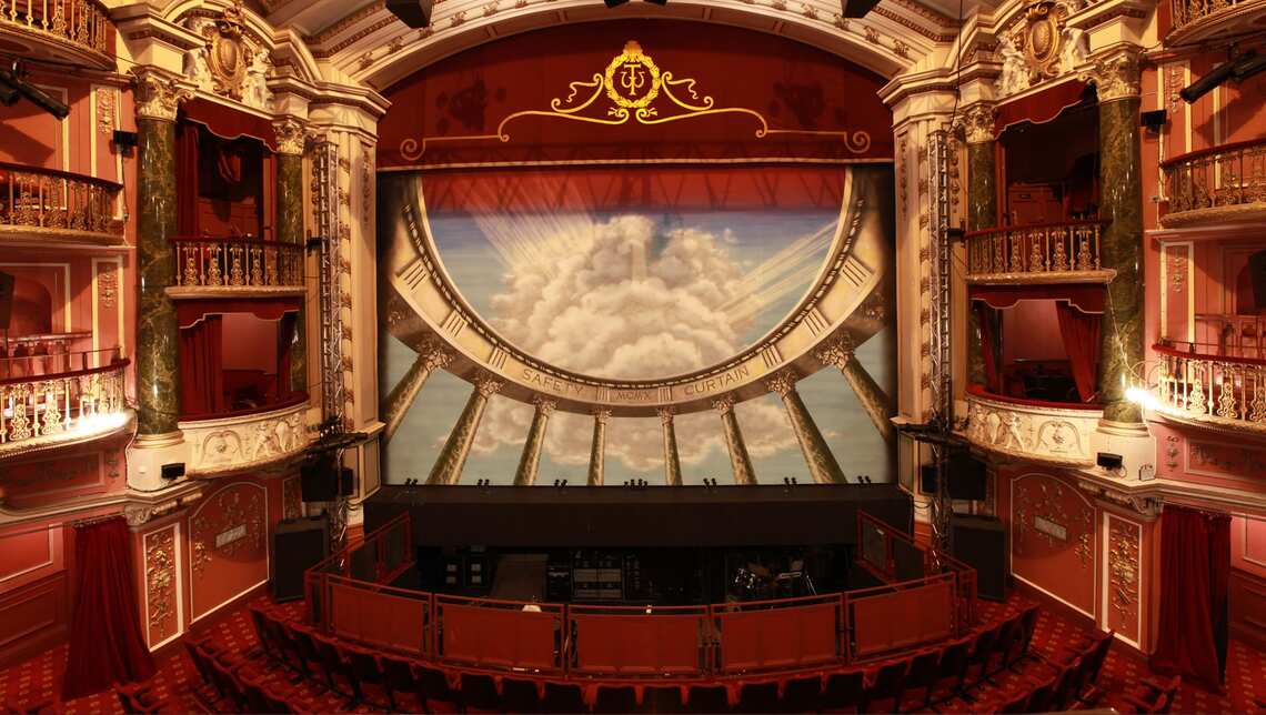 The inside of New Wimbledon Theatre 